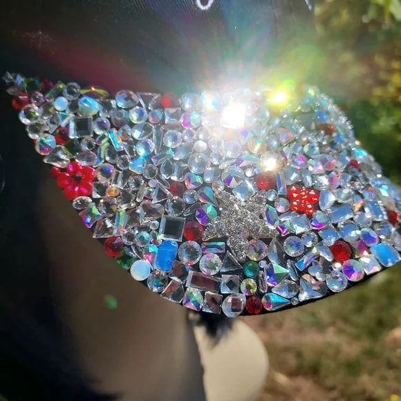 Taylor Swift Swarovski crystal bling hat - Picture 10 of 12